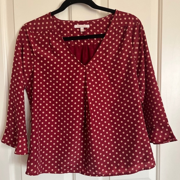 Blue Skies XSP Polka Dot Blouse - Picture 1 of 2
